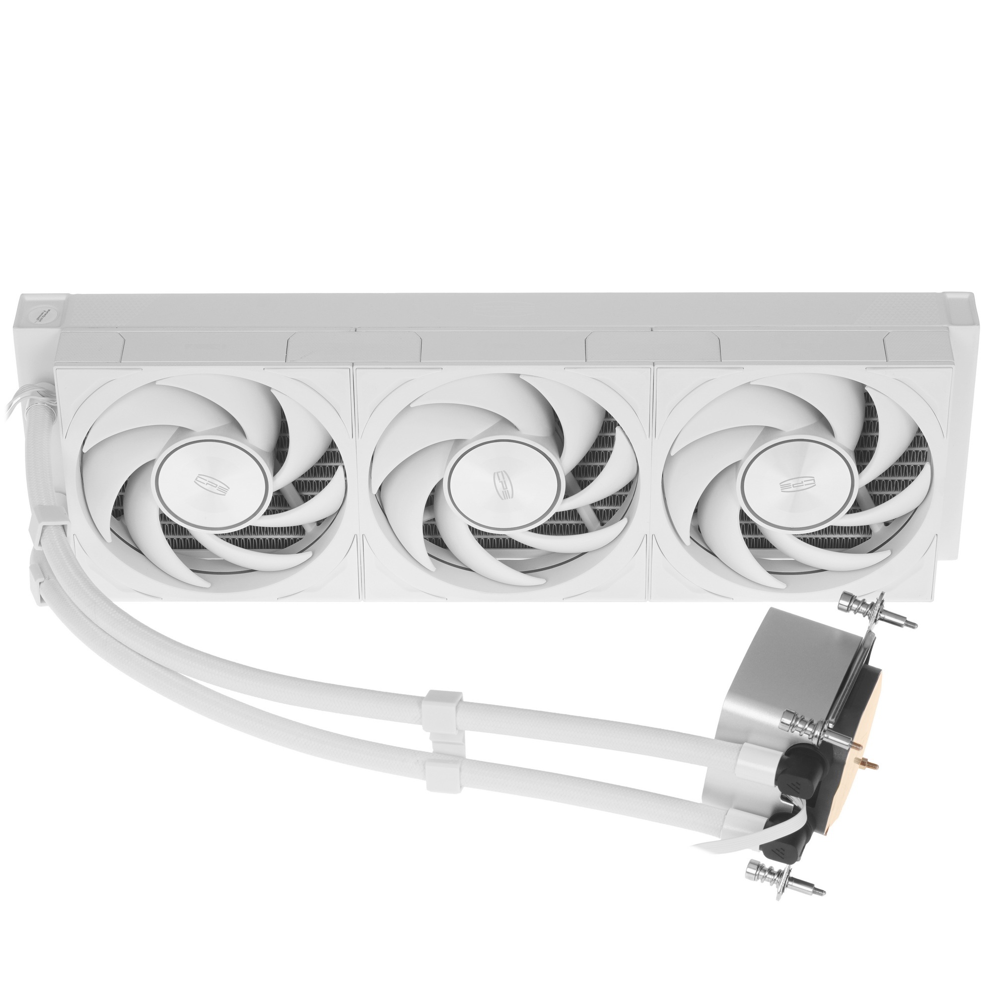 Система охлаждения PCCooler DT360 ARGB Display WH (300W, 360mm, LED temp., White, ARGB/ Fans: 3x120m