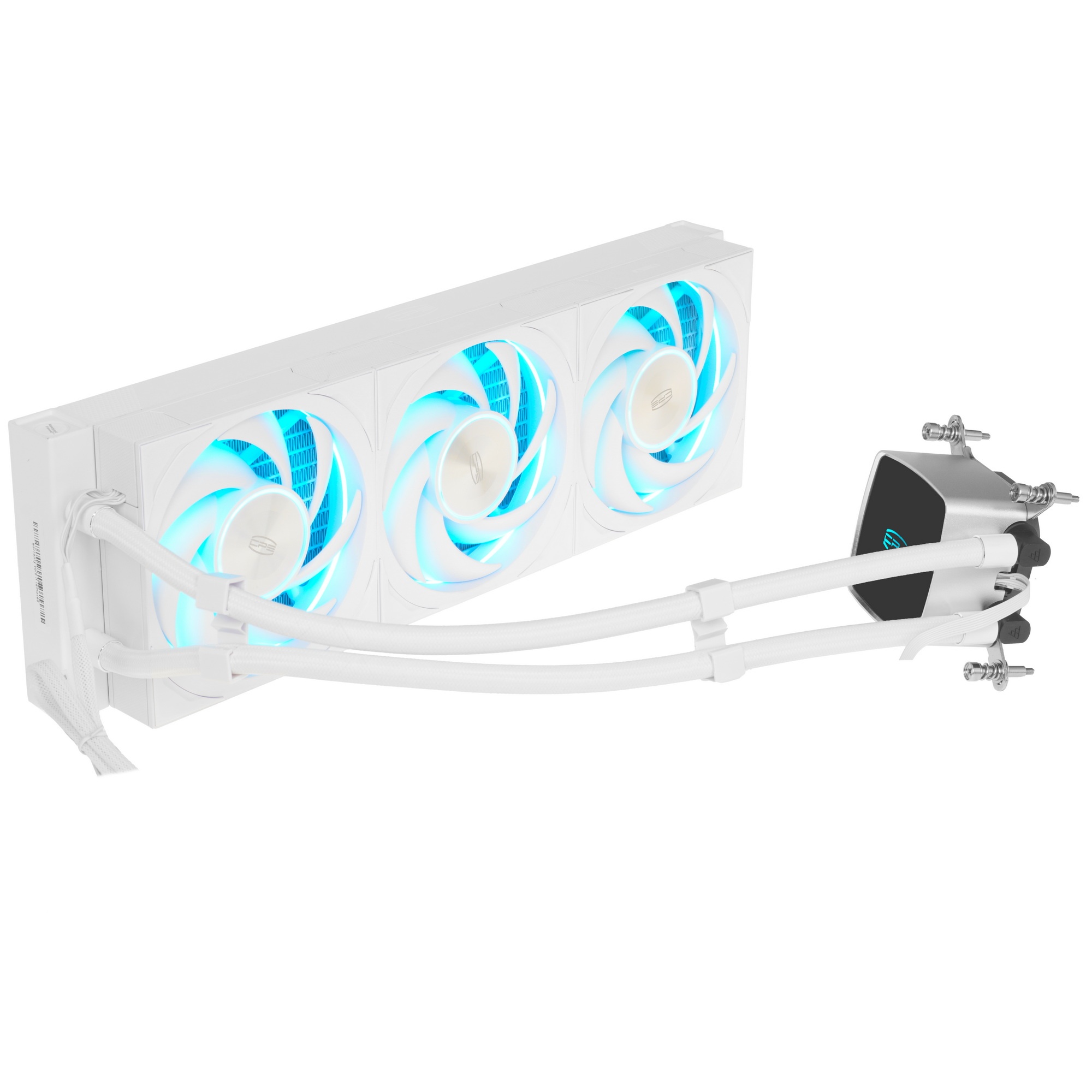 Система охлаждения PCCooler DT360 ARGB Display WH (300W, 360mm, LED temp., White, ARGB/ Fans: 3x120m