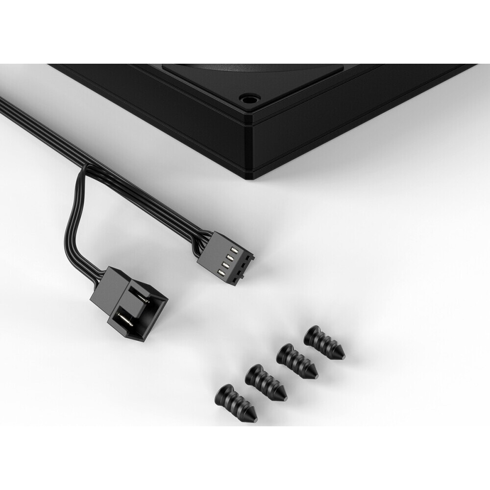 Кулер для корпуса ПК/ Case Cooler NZXT F140 RGB Core Twin Pack (140x140x25mm, 4-pin PWM, RGB, 89.48C