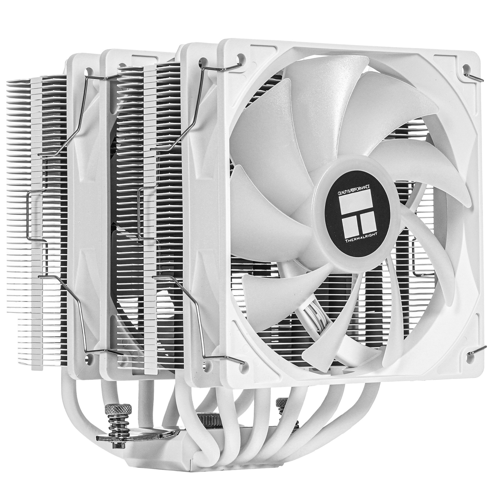 Кулер для процессора Thermalright Peerless Assassin 120 SE White ARGB (4-pin PWM, 155mm, Ni/CU, 6x6m