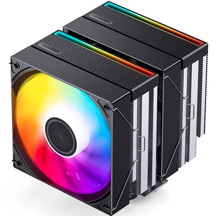 Кулер для процессора/ CPU Cooler SAMA A60L (265W, 4-pin PWM, 156.5mm, 6x6mm, ARGB, 2x120mm, 78CFM, 2