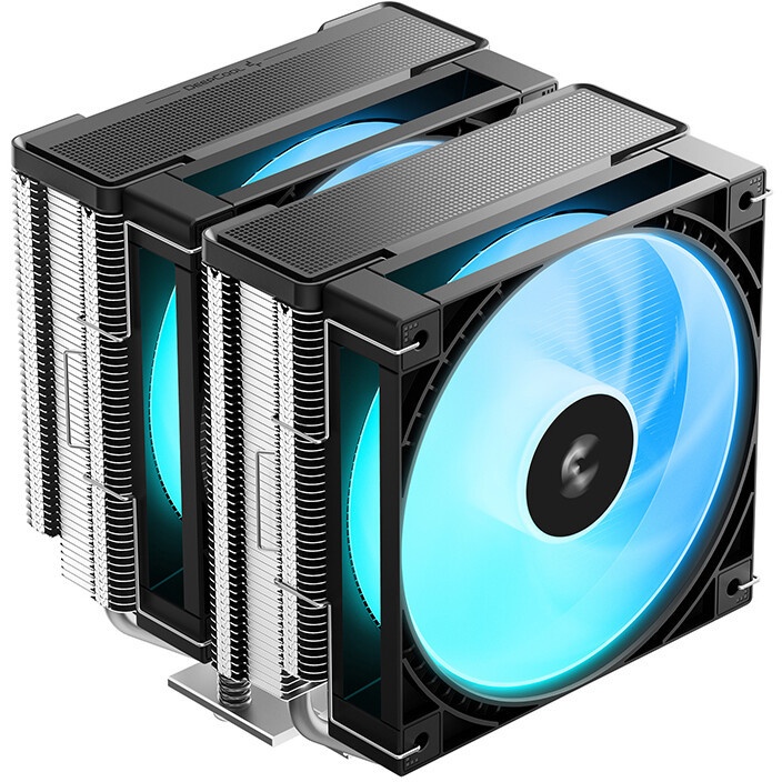 Кулер для процессора/ CPU Cooler SAMA A60L (265W, 4-pin PWM, 156.5mm, 6x6mm, ARGB, 2x120mm, 78CFM, 2
