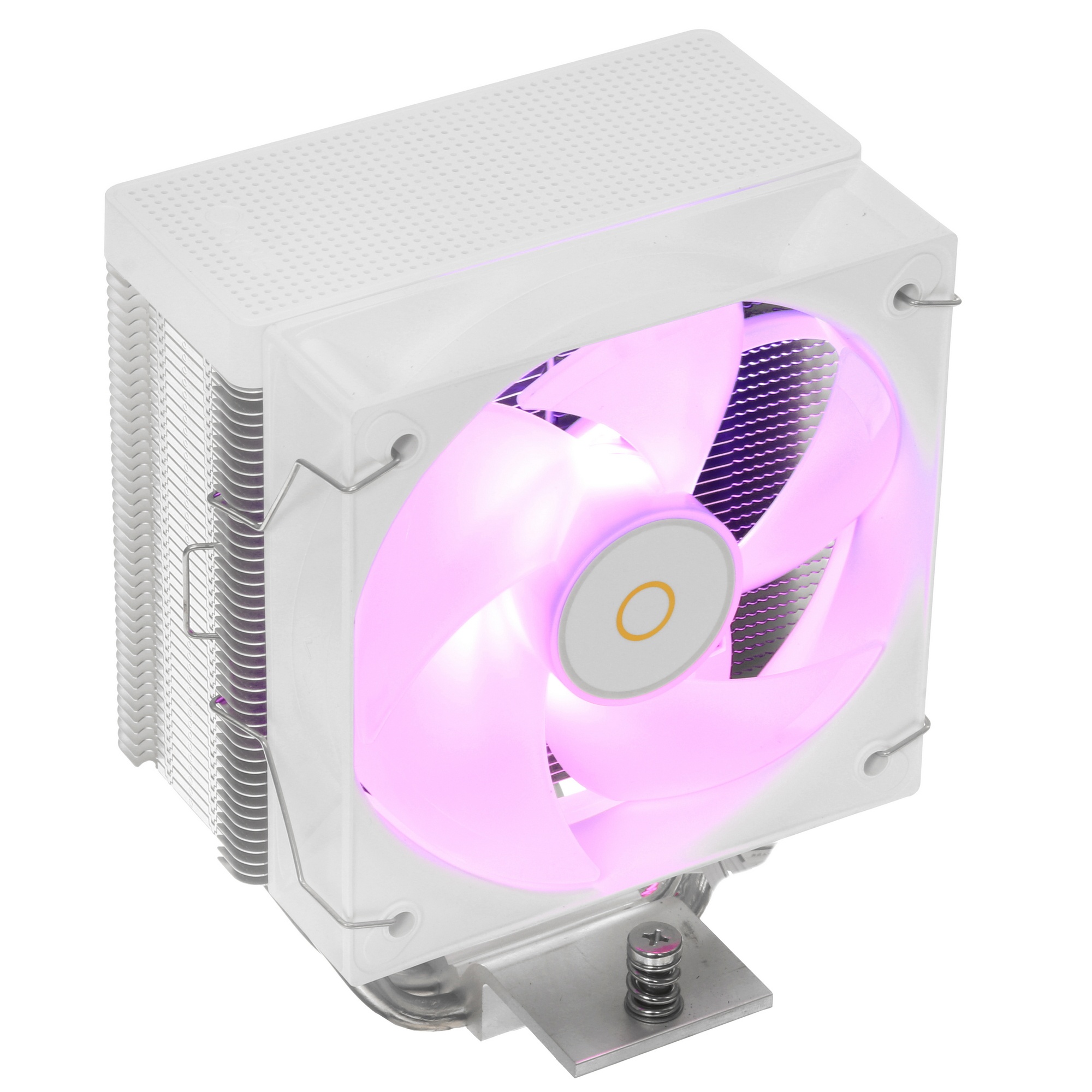 Кулер для процессора Ocypus Gamma A40 WH ARGB Digital, 100mm ARGB FAN, Top Display Panel, 4 HEAT PIP