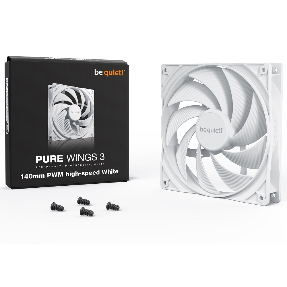 Кулер для корпуса/ Case Cooler be quiet! PURE WINGS 3 140mm PWM high-speed (140x140x25mm, 4-pin PWM,