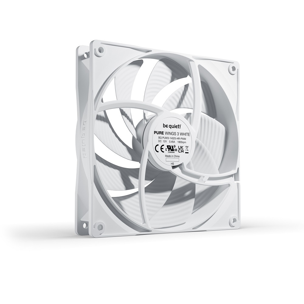 Кулер для корпуса/ Case Cooler be quiet! PURE WINGS 3 140mm PWM high-speed (140x140x25mm, 4-pin PWM,