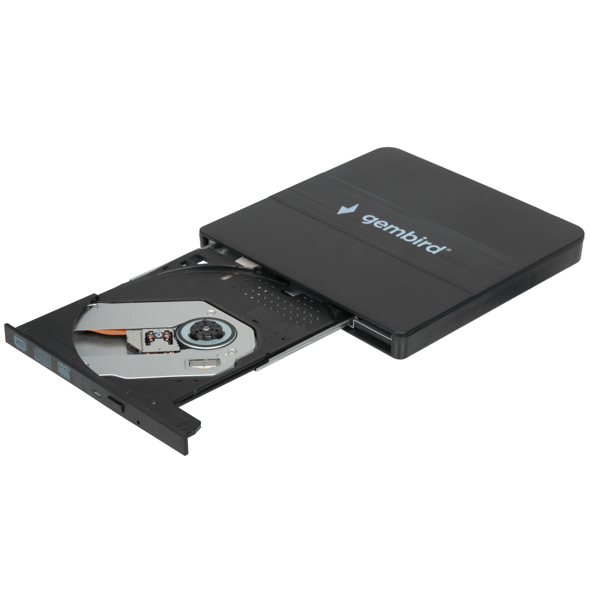 Внешний CD/DVD привод USB 3.0 Gembird DVD-USB-03C пластик, черный