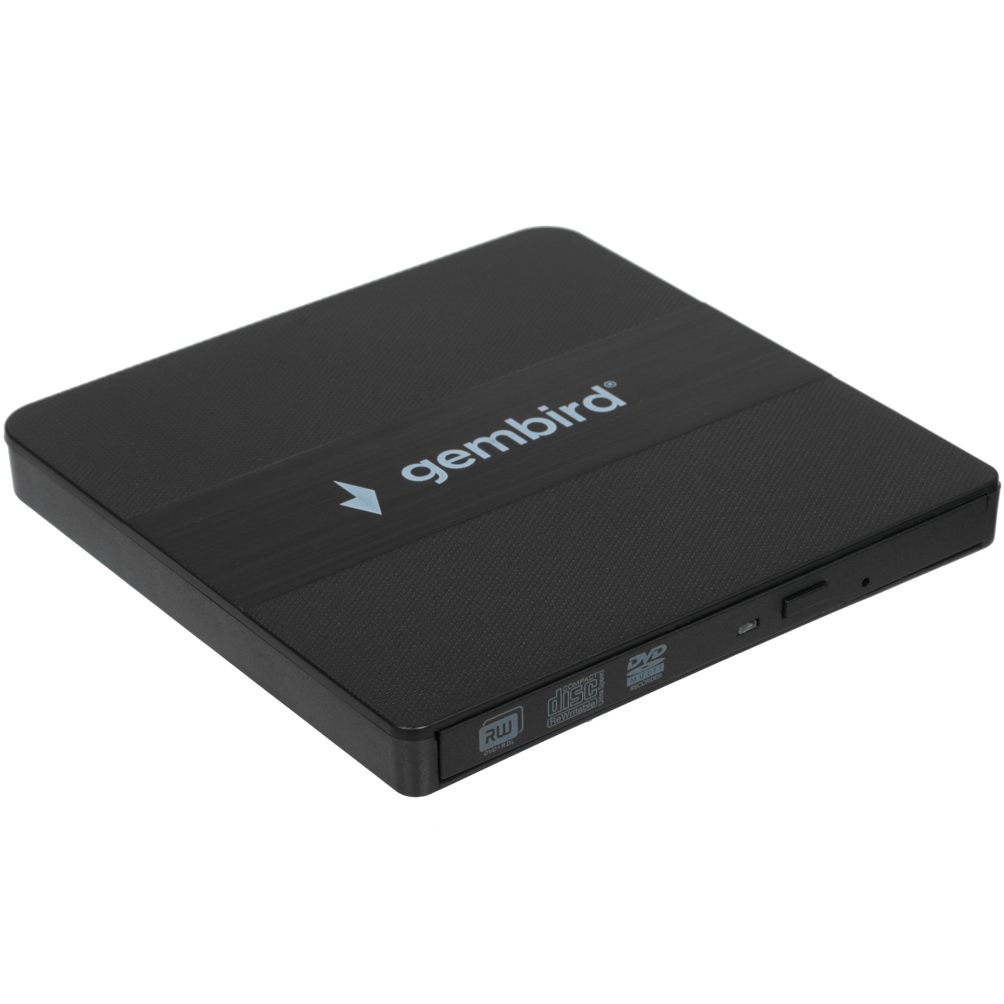 Внешний CD/DVD привод USB 3.0 Gembird DVD-USB-03C пластик, черный
