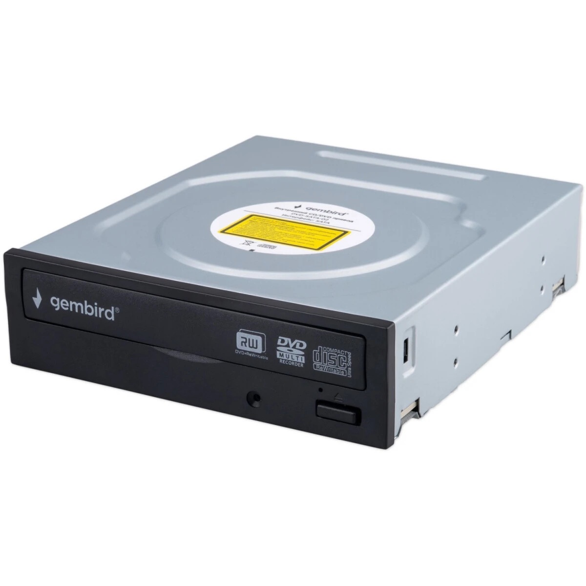Оптический привод DVD-привод SATA Gembird DVD-SATA-02 толщина 40 мм, черный