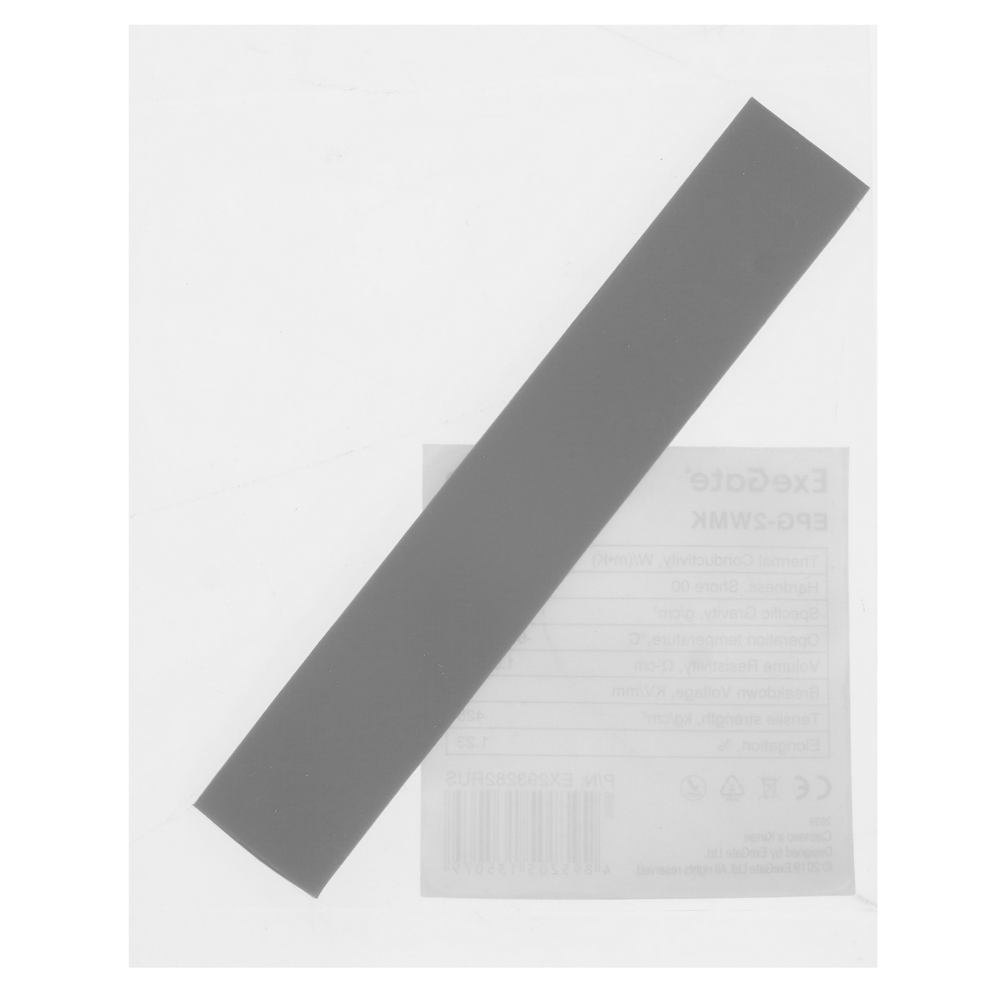Термопрокладка ExeGate EPG-2WMK (120x20x0.5 mm, 1,7 Вт/ (м•К))