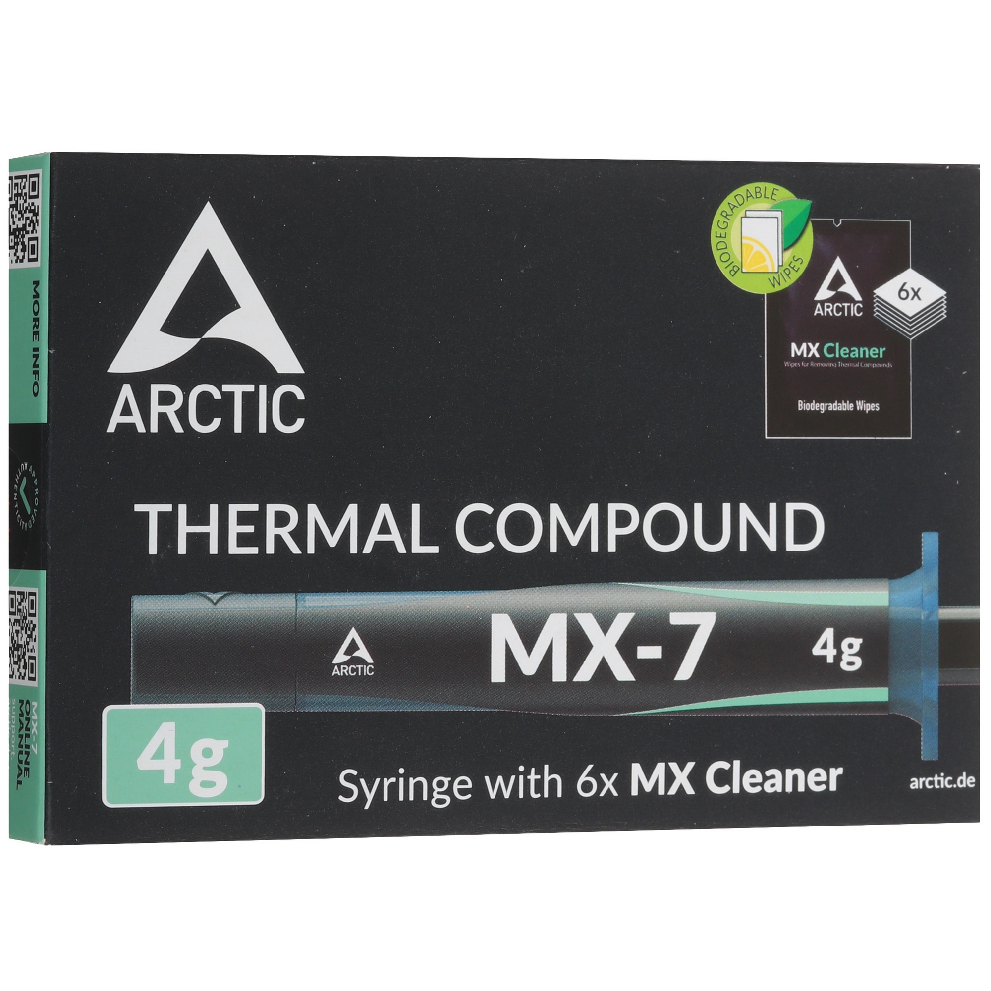 Термопаста Arctic Cooling MX-7 Thermal Compound 4-gramm  with 6pcs MX Cleaner (ACTCP00092A)