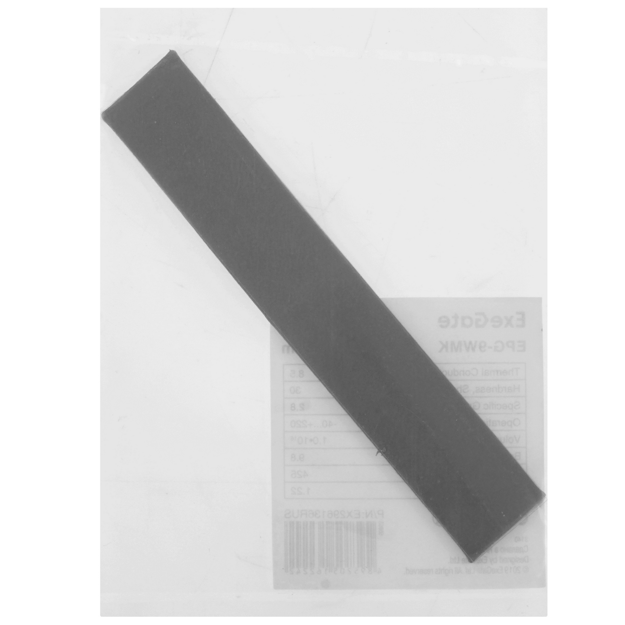 Термопрокладка ExeGate EPG-9WMK (20x120x2.0 mm, 8,5 Вт/ (м•К), теплопроводящая клейкая двухсторонняя