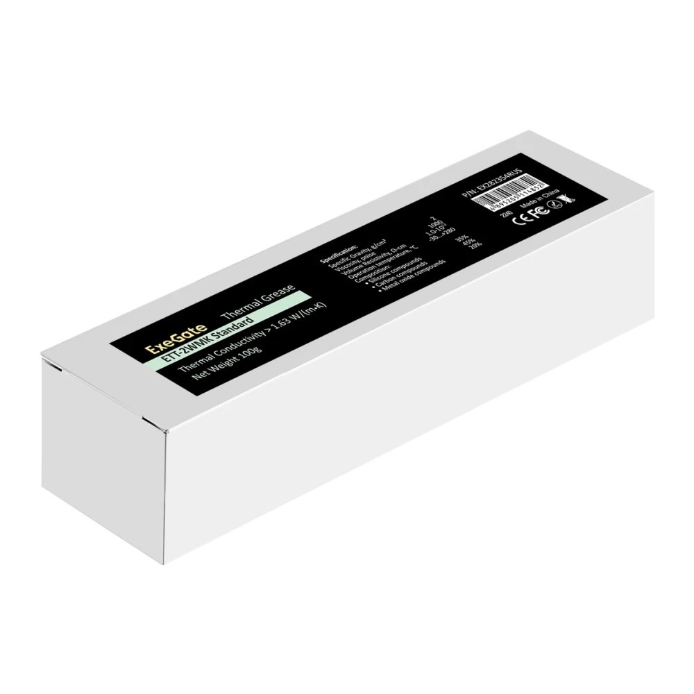 Термопаста ExeGate ETТ-2WMK Standard, тюбик, 100г