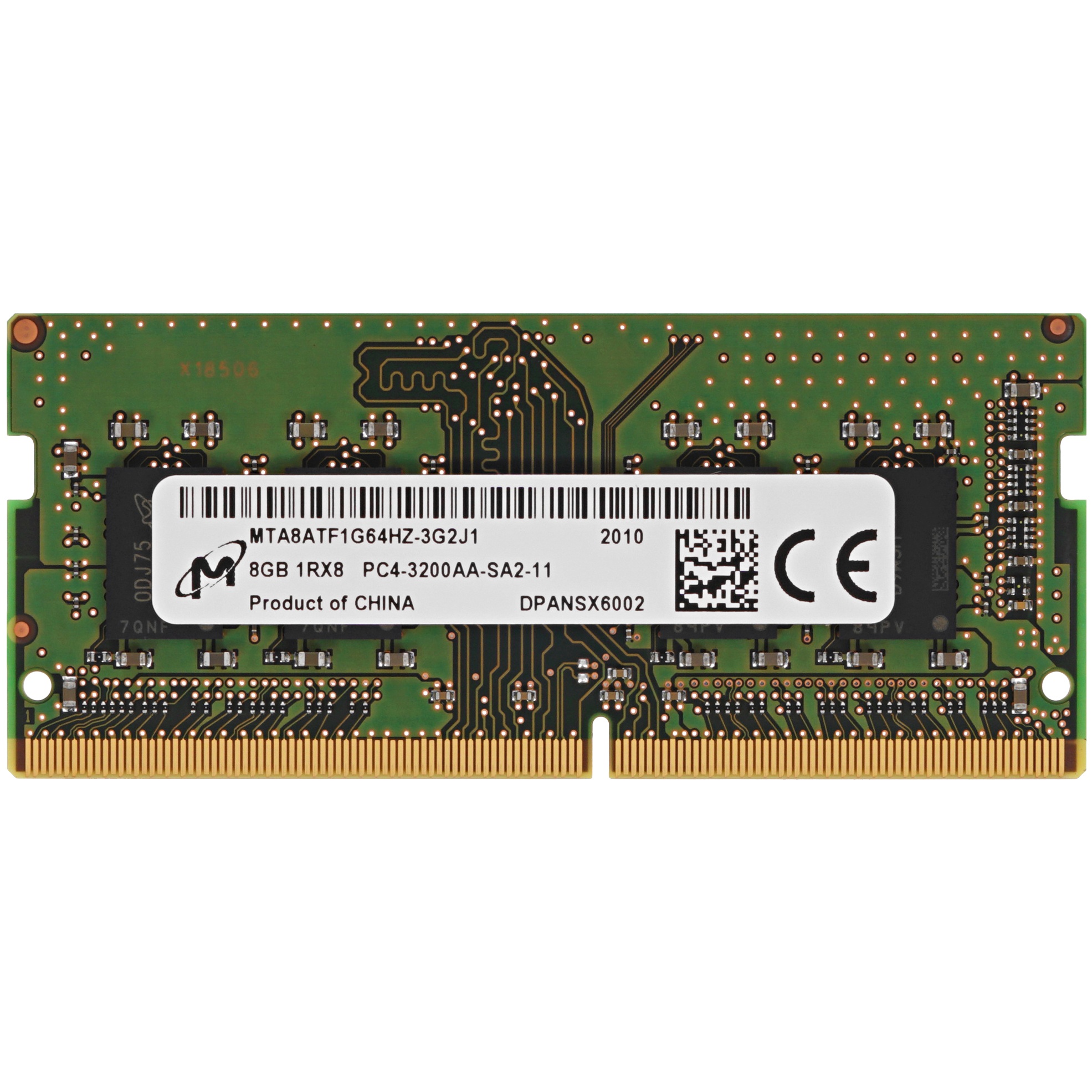Оперативная память Crucial, DDR4, 8GB (1x8GB), 3200MHz, CL22 SO-DIMM