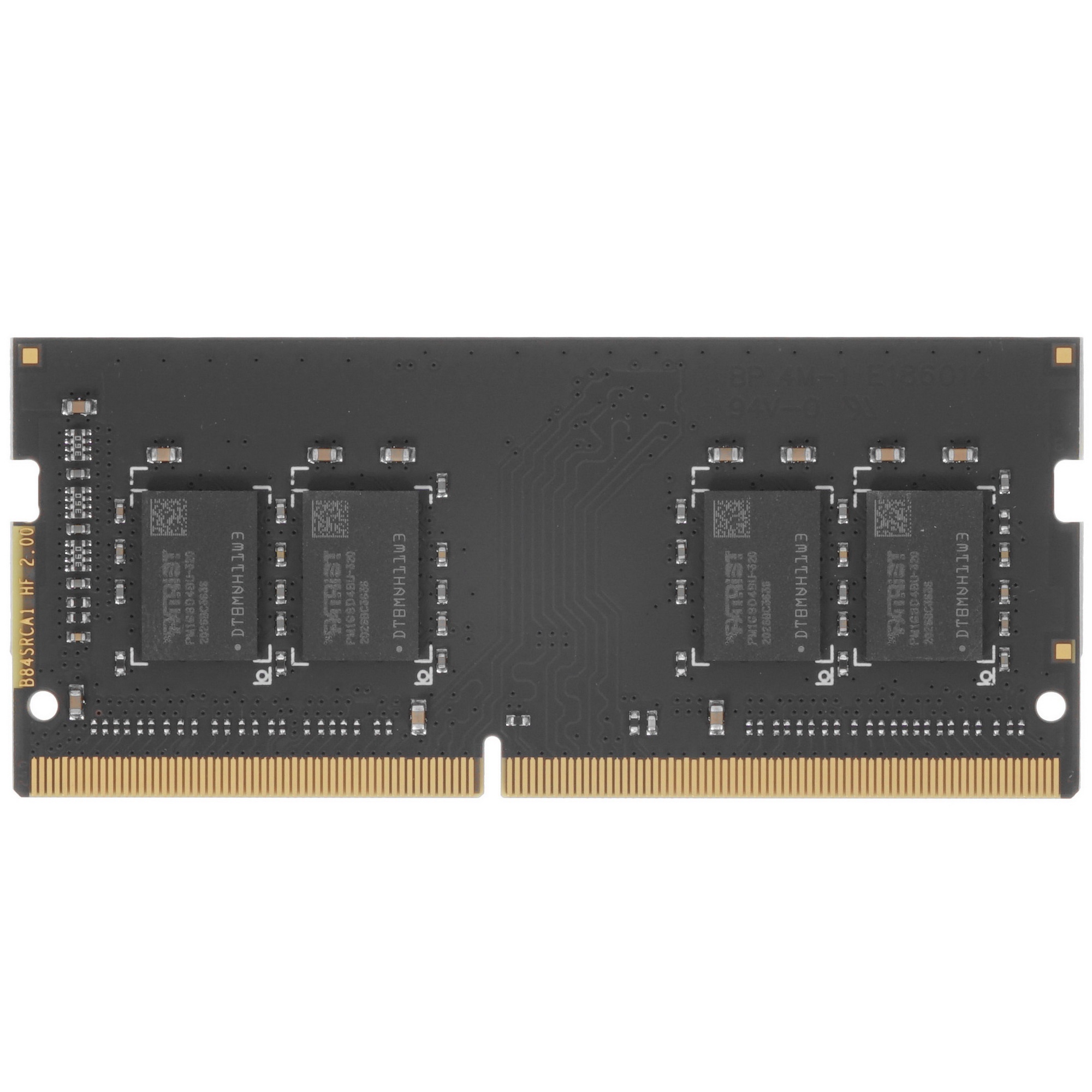 Оперативная память Patriot Signature, DDR4, 8GB (1x8 GB), 3200 MHz, CL22, SO-DIMM