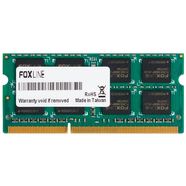 Оперативная память Foxline, DDR4, 8GB (1x8 GB), 3200 MHz, CL22, SO-DIMM (совместимо только с  процом