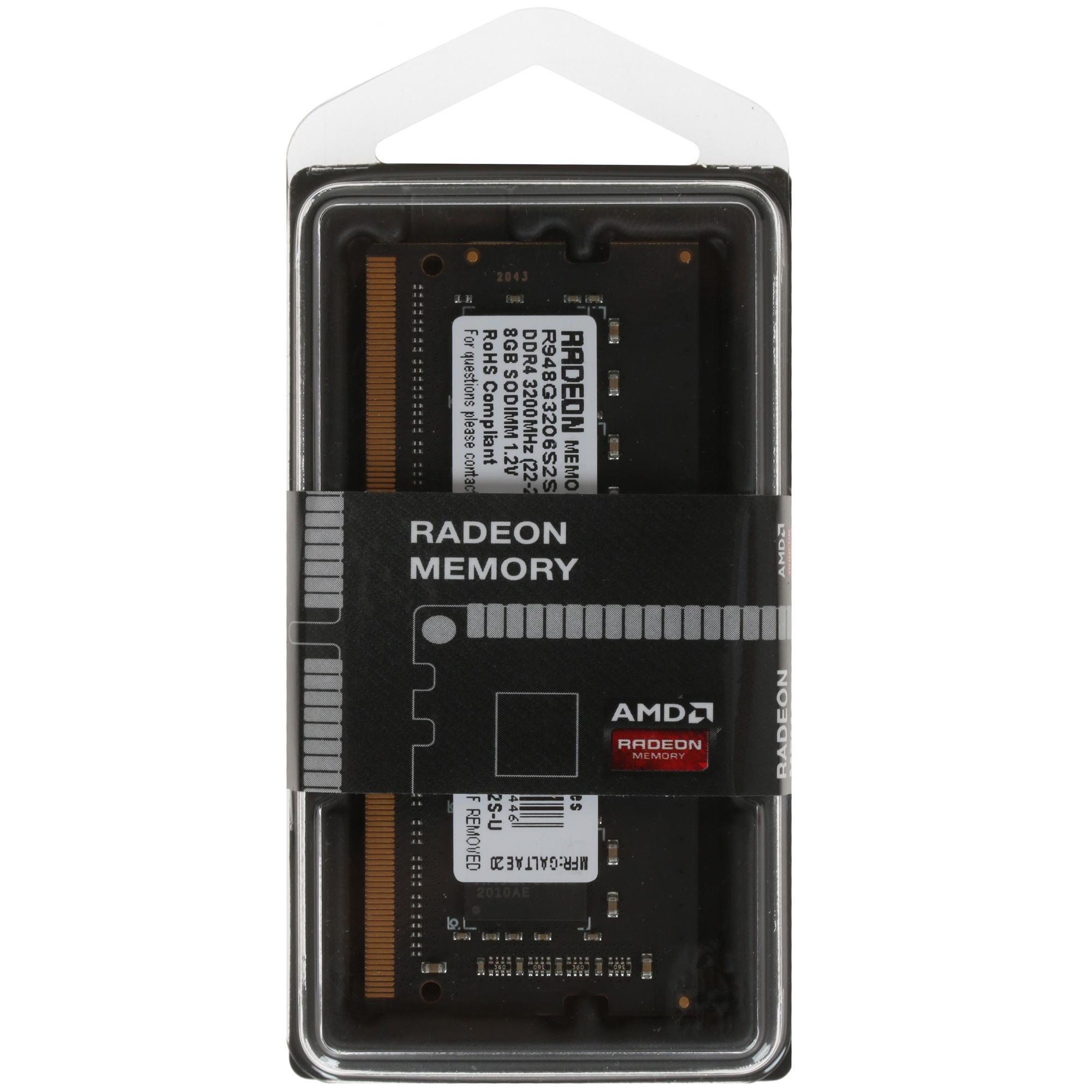 Оперативная память AMD Radeon R9, DDR4, 8GB (1x8GB), 3200MHz, CL22, SO-DIMM