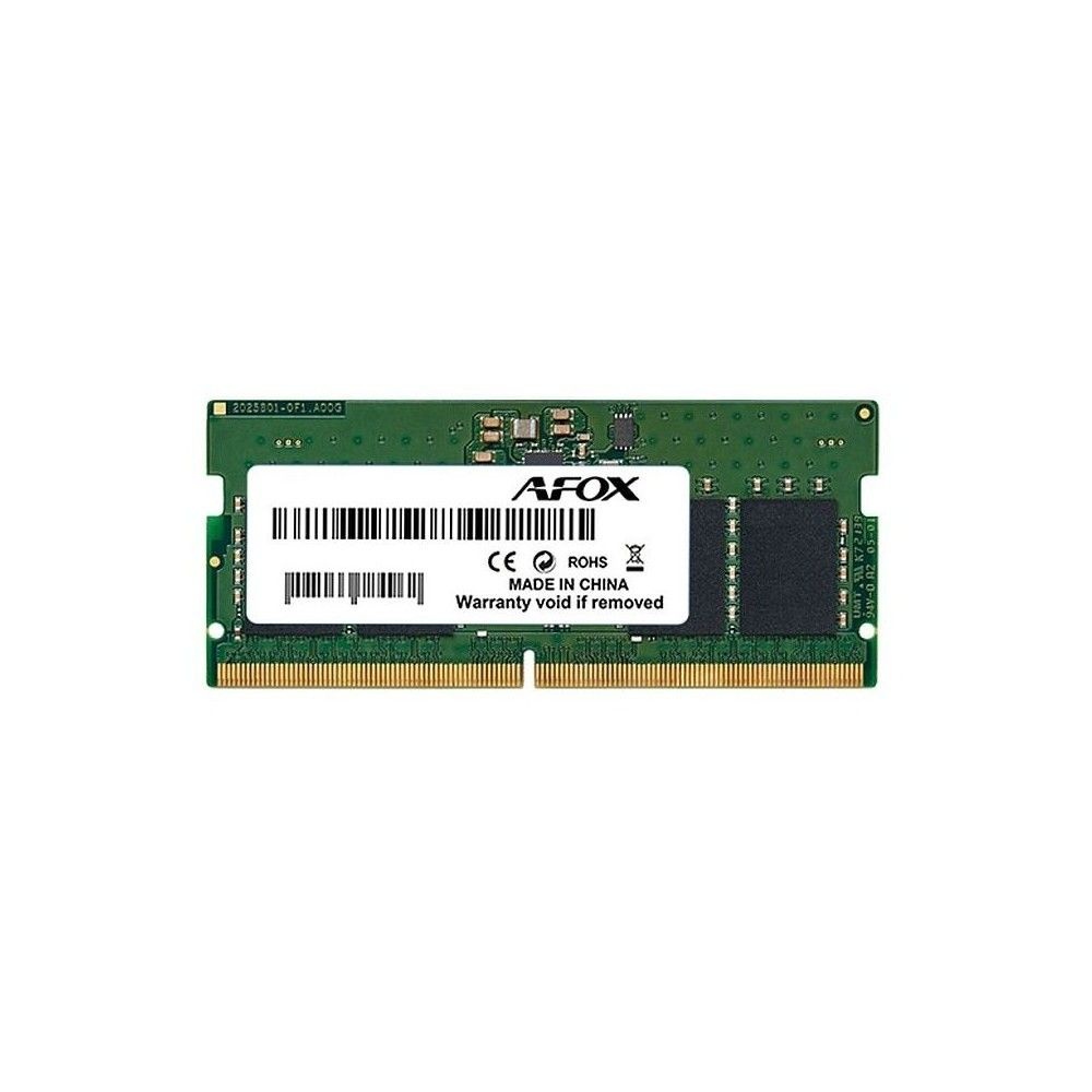 Оперативная память AFOX AFSD516D2S1P, DDR5, 16GB (1x16 GB), 5200 MHz, CL42, SO-DIMM