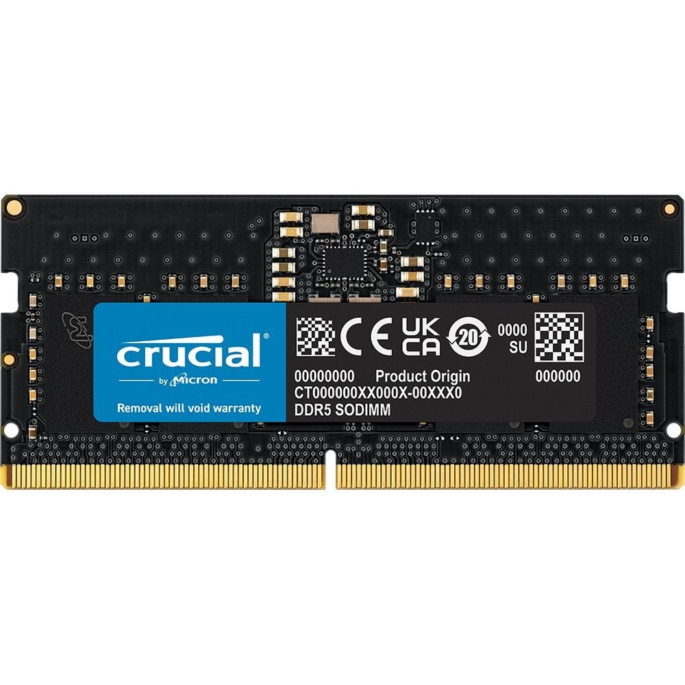 Оперативная память Crucial 8GB SO-DIMM DDR5, 4800МГц