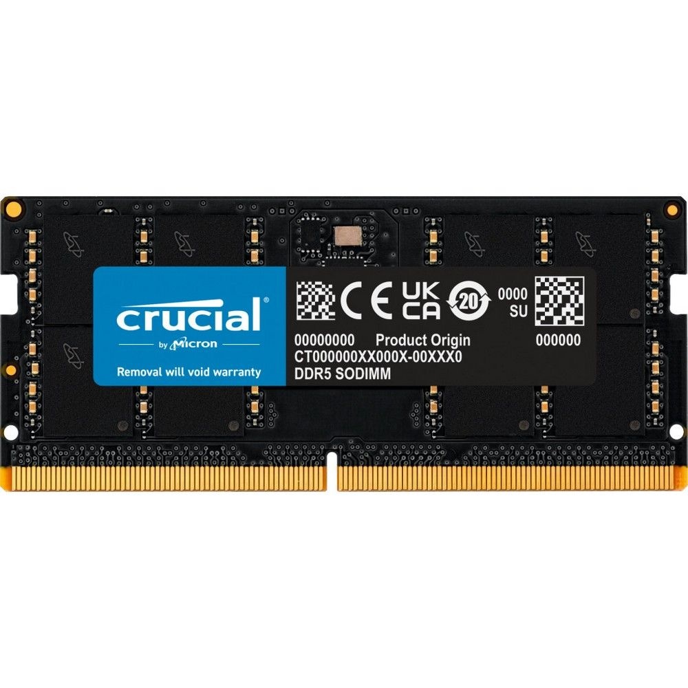 Оперативная память Crucial 32GB 4800МГц DDR5, SO-DIMM CL40