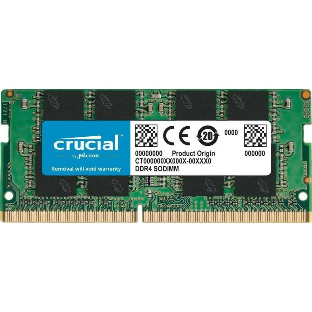 Оперативная память Crucial CT8G4SFRA32A 8GB DDR4 3200 SO DIMM Non-ECC, CL22, 1.2V, OEM (903525)