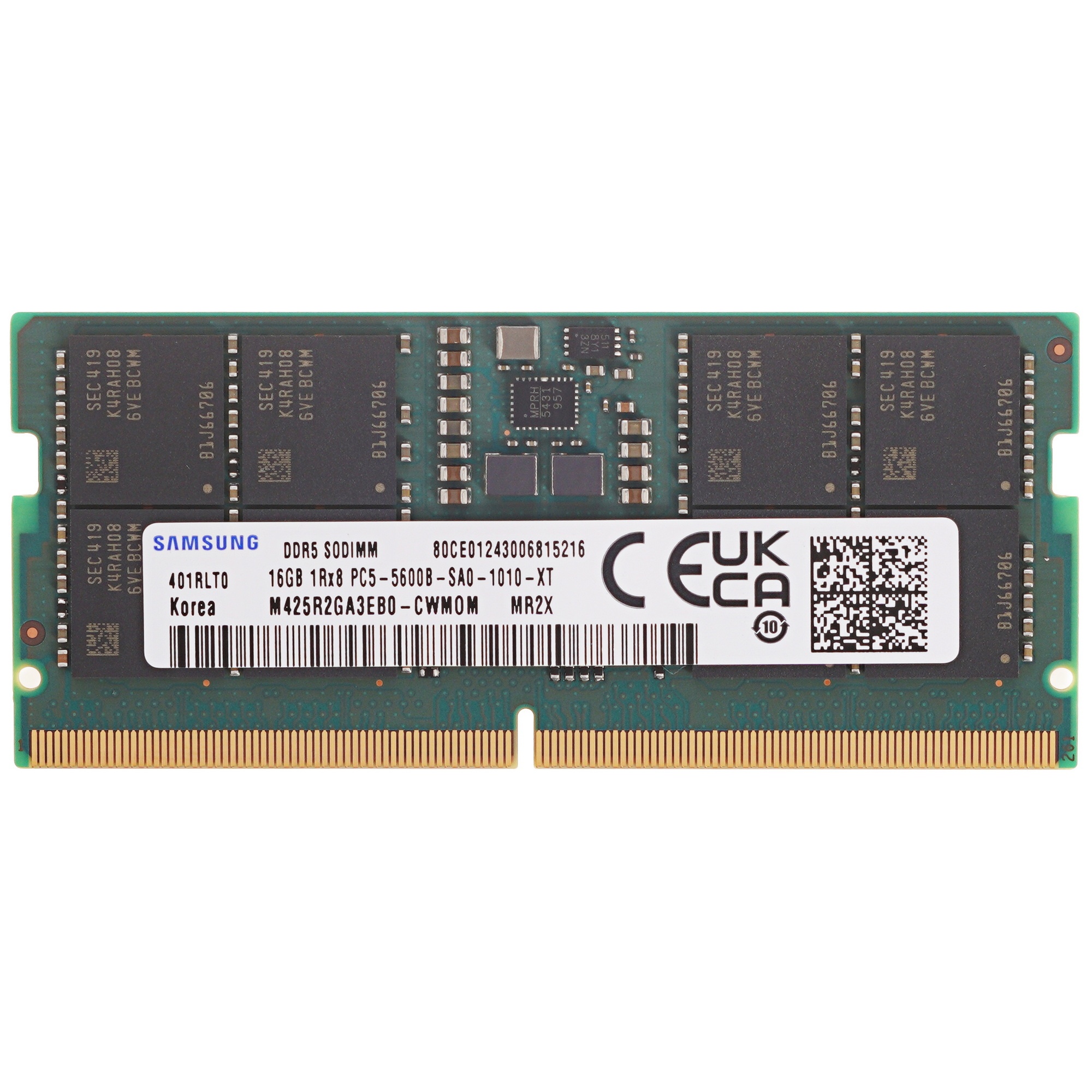 Модуль памяти Samsung 16GB SO-DIMM DDR5, 5600МГц