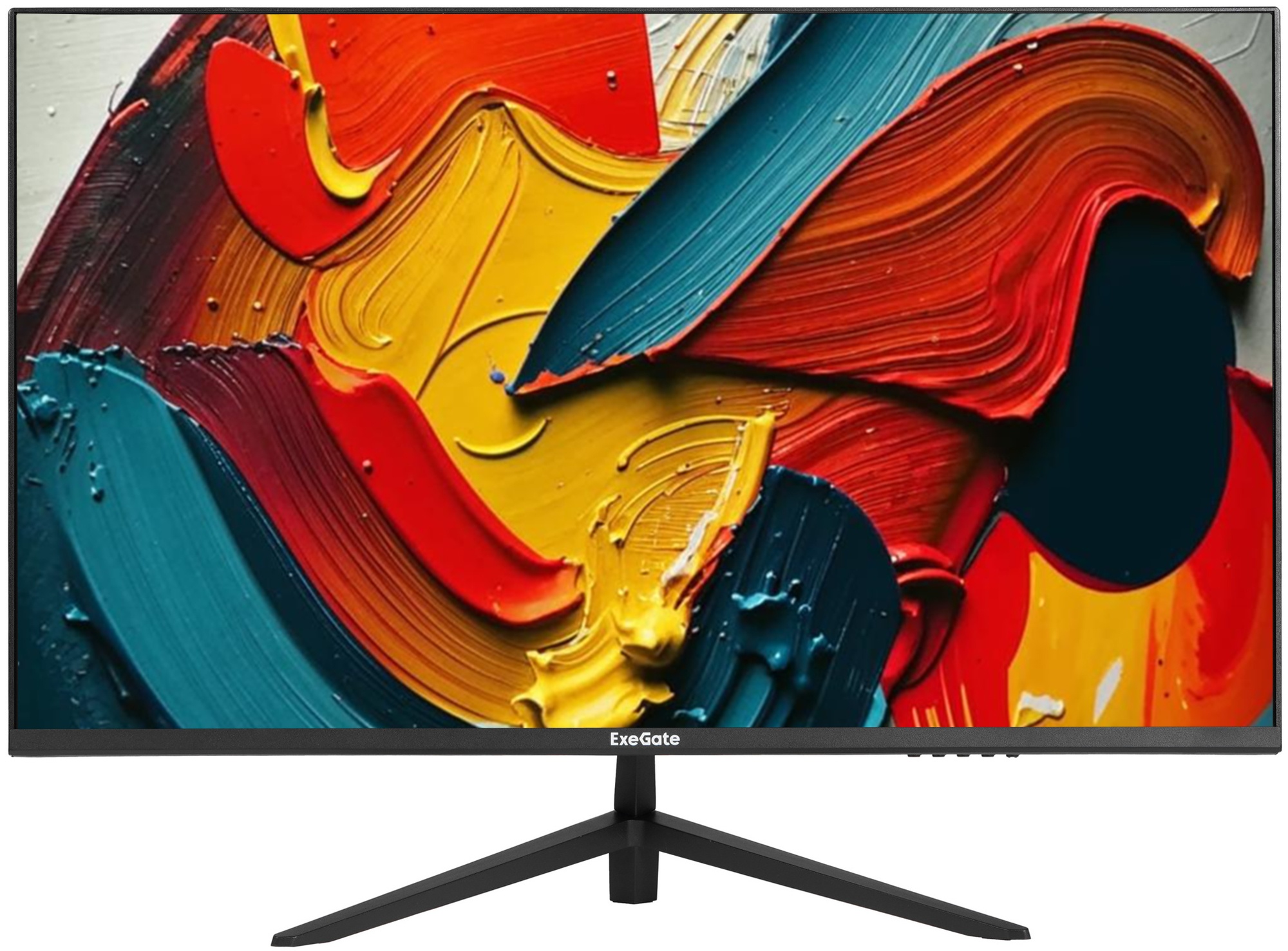 Монитор 27" ExeGate ProSmart EZ2707CA IPS 1920x1080, 75 Гц, 5 мс, 16:9, 250 кд/м², 2xHDMI, 1xDP, 1x3