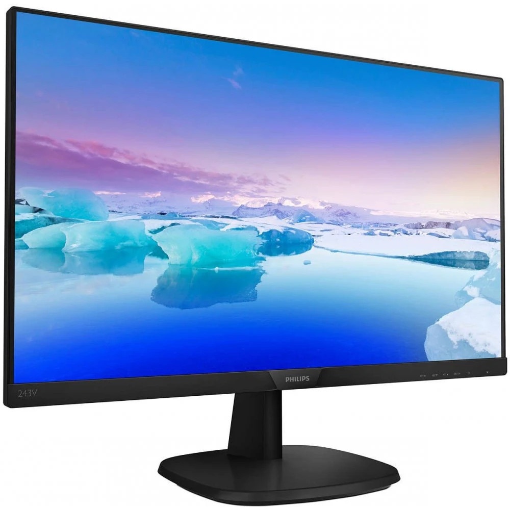 Монитор 23.8" Philips 243V7QDAB/00 IPS 1920x1080, 75 Гц, 4 мс, 16:9, 250 кд/м2, 1xHDMI, 1xDVI, 1xVGA