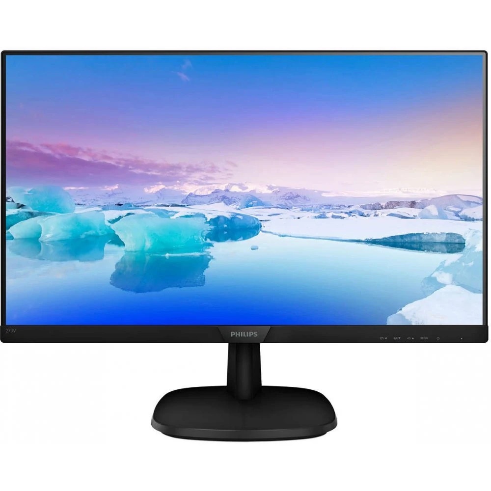 Монитор 27" Philips 273V7QDAB IPS 1920x1080, 75 Гц, 5 мс, 16:9, 250 кд/м2, 1xHDMI, 1xDVI, 1xVGA, чер
