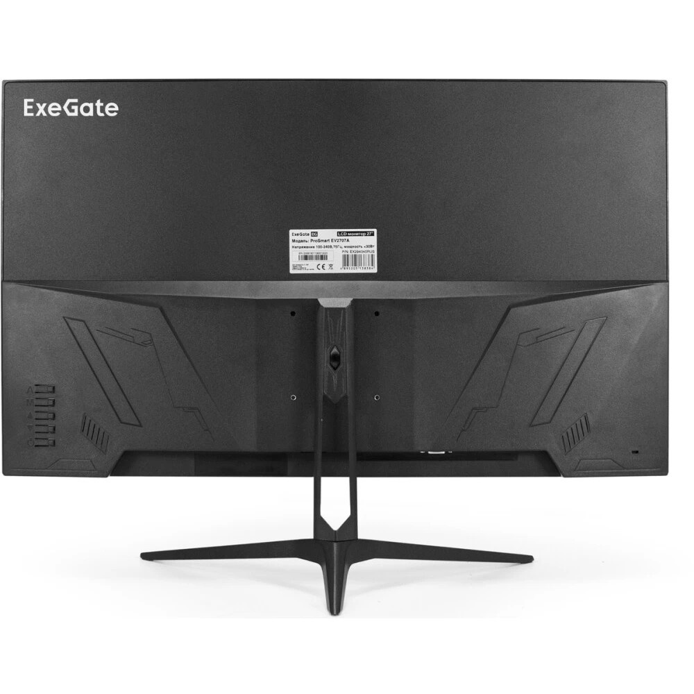 Монитор 27" ExeGate ProSmart EV2707A VA 1920x1080, 75 Гц, 5 мс, 16:9, 280 кд/м², 1xHDMI, 1xVGA, 3.5