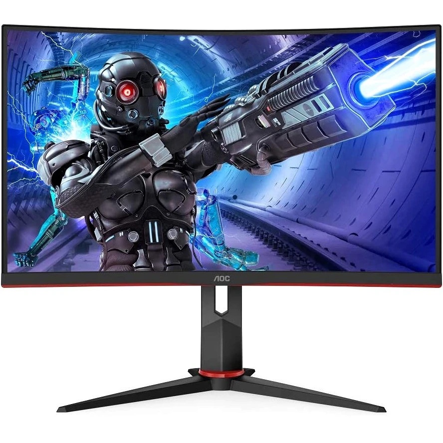 Монитор 27" AOC Gaming C27G2ZU VA 1920x1080, 240 Гц, 0.5 мс, 16:9, 300 кд/м2, 2xHDMI, 1xDP, изогнуты