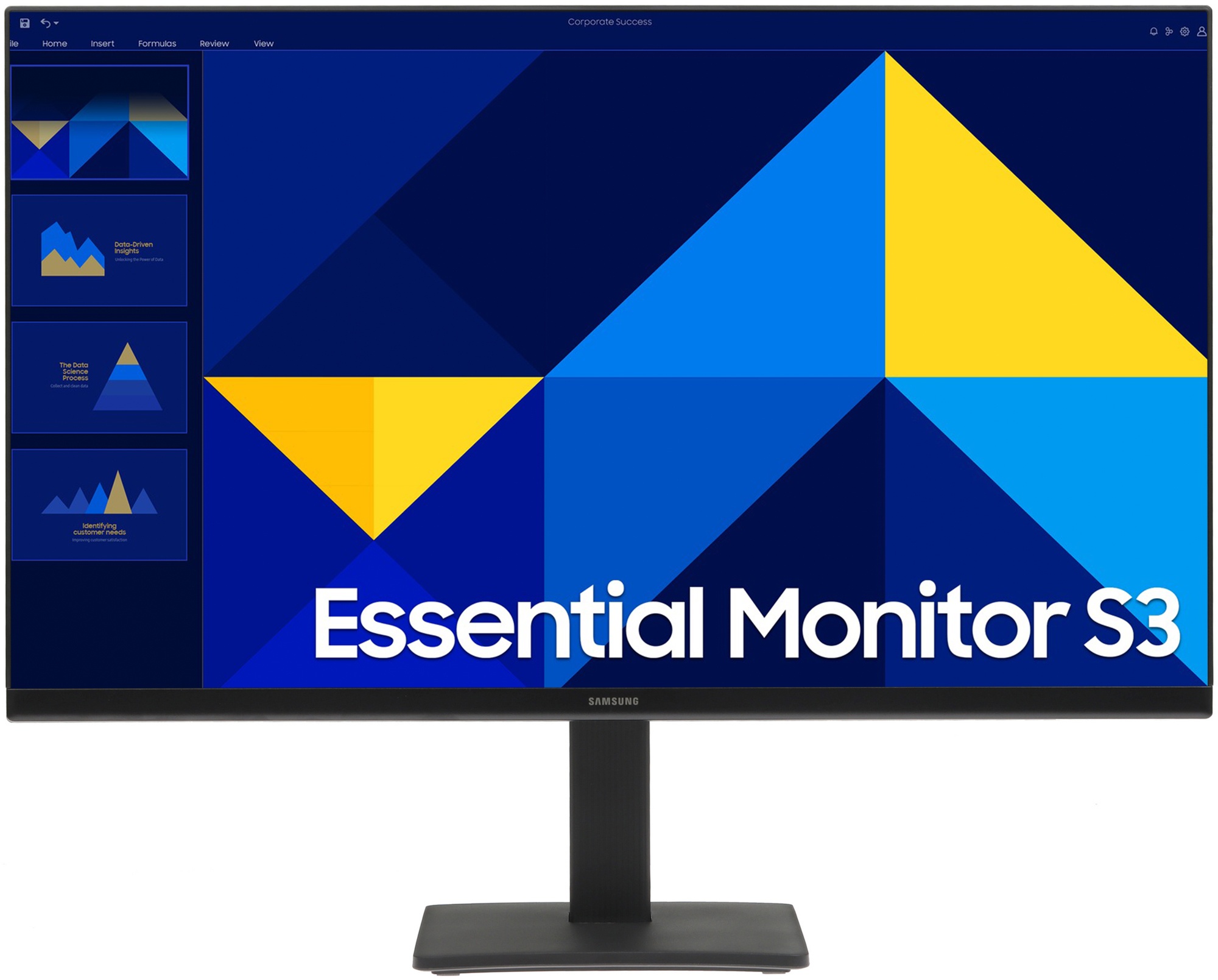 Монитор 24" Samsung LS24D300GAIXCI IPS 1920x1080, 100 Гц, 5 мс, 16:9, 250 кд/м², 1xHDMI 1.4, 1xVGA,