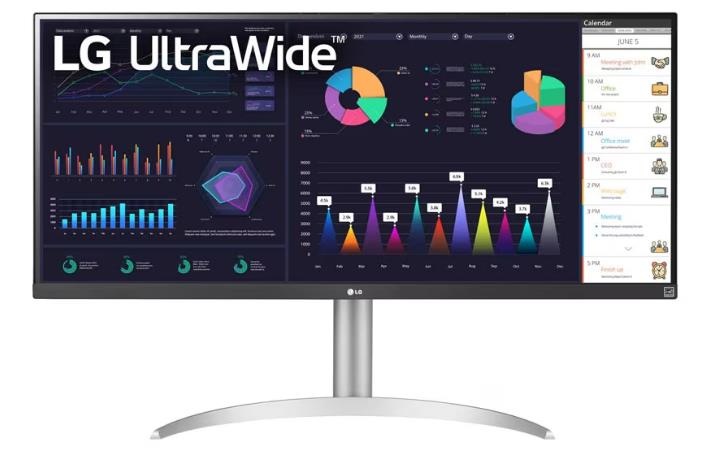 Монитор 34" LG 34WQ650-W IPS 2560x1080, 100 Гц, 5 мс, 21:9, 400 кд/м2, 1xHDMI, 1хDP, 1хUSB-C, 1x3.5