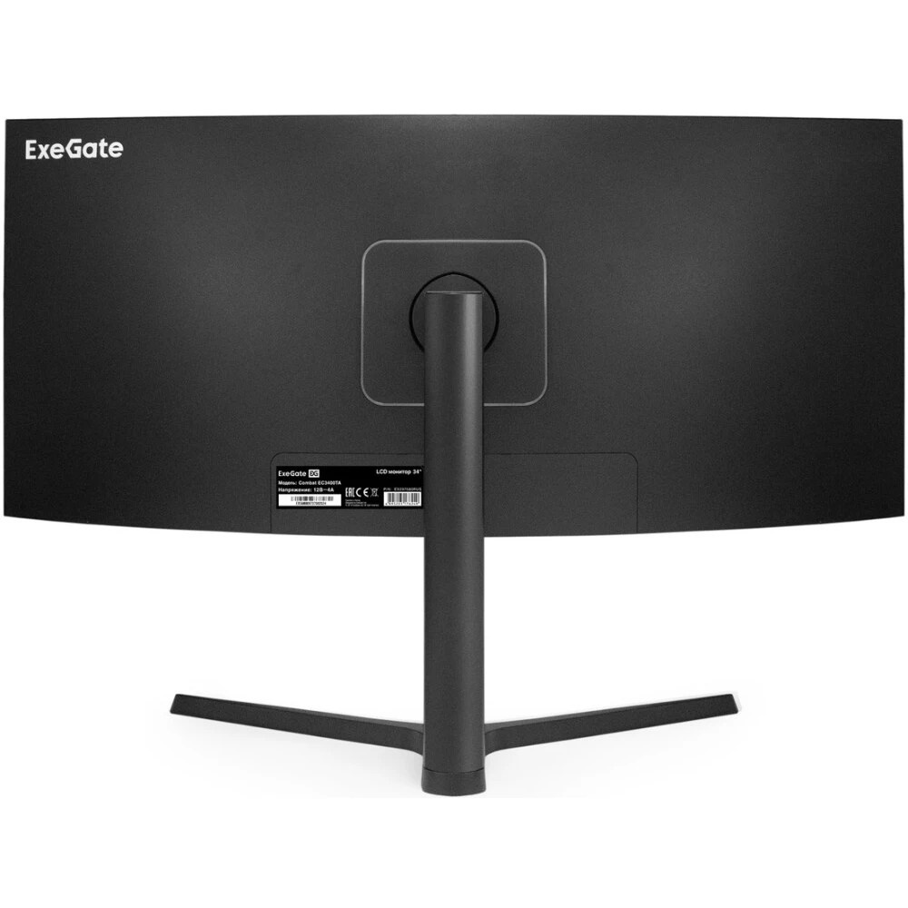 Монитор 34" ExeGate Combat EC3400TA VA Curved R1800 LED, UltraWide QHD 3440x1440, 165 Гц, 1 мс, 21:9