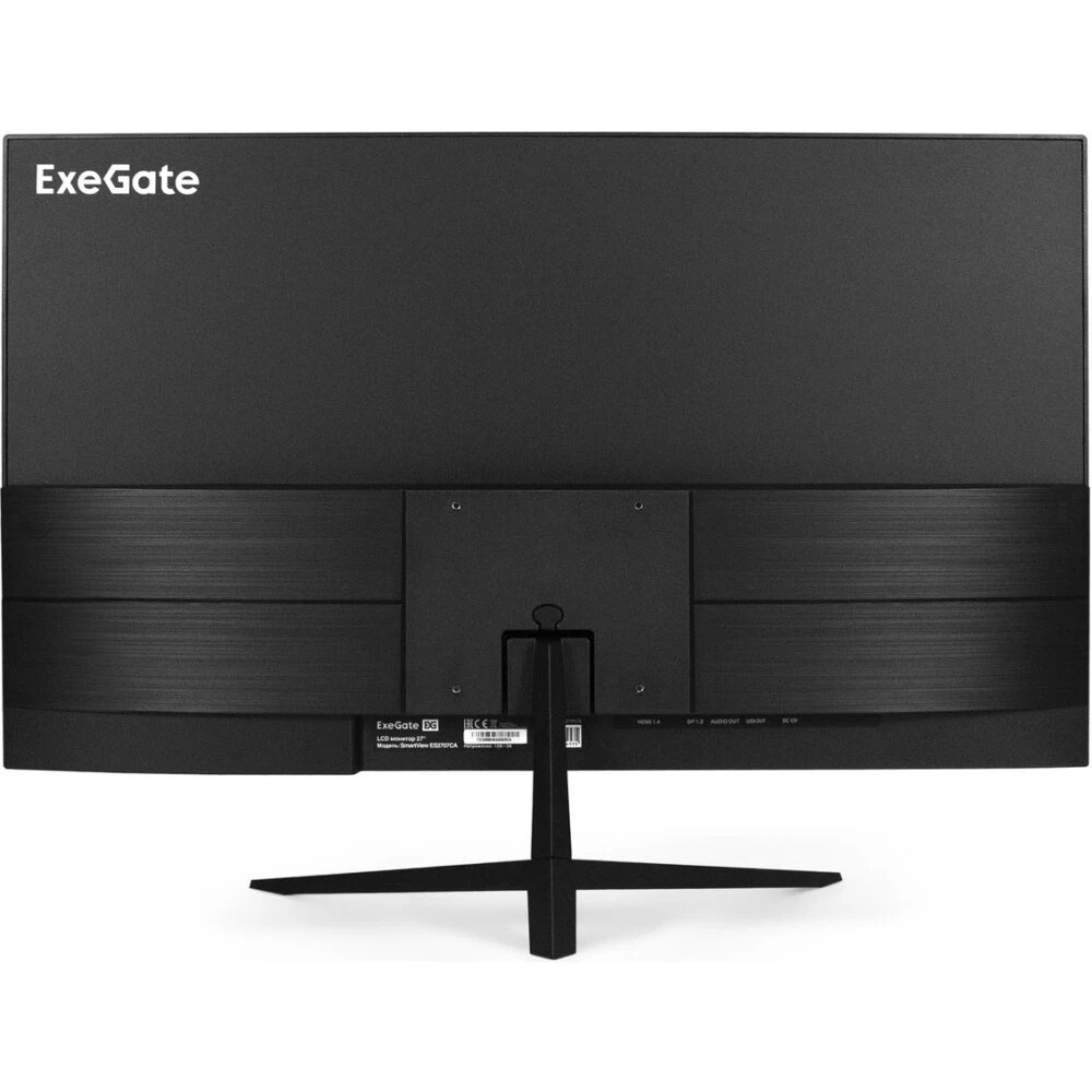 Монитор 27" ExeGate SmartView ES2707CA IPS 2560x1440, 75 Гц, 1 мс, 16:9, 300 кд/м2, 1xHDMI, 1хDP, 1x