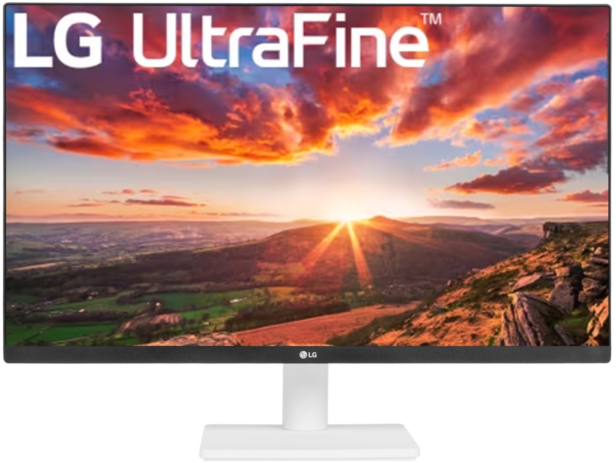 Монитор 27" LG UltraFine 27US500-W IPS 3840x2160, 60 Гц, 5 мс, 16:9, 300 кд/м², 2xHDMI, 1xDP, 1x3.5
