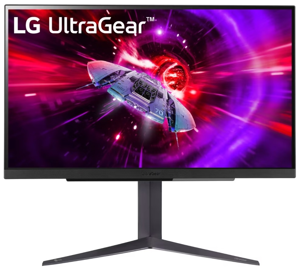 Монитор 27" LG UltraGear 27GR83Q-B IPS 2560x1440, 240 Гц, 1 мс, 16:9, 500 кд/м2, 2xHDMI, 1xDP, 1x3.5