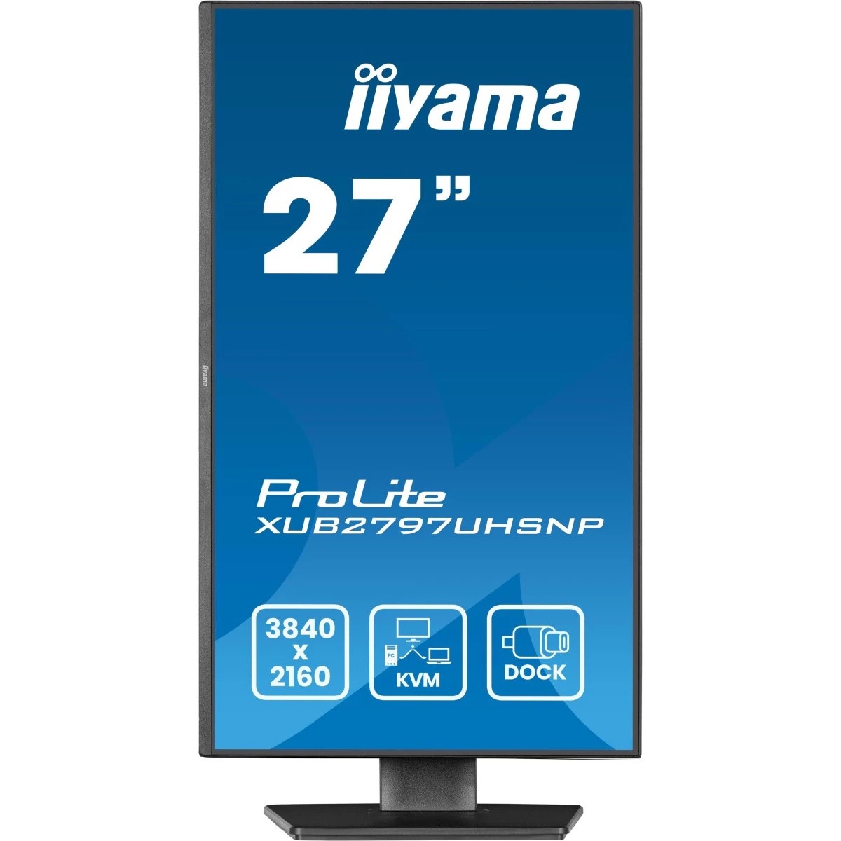 Монитор Iiyama 27" ProLite XUB2797UHSNP-B1 черный IPS LED 4ms 16:9 HDMI M/M матовая HAS Piv 1300:1 3
