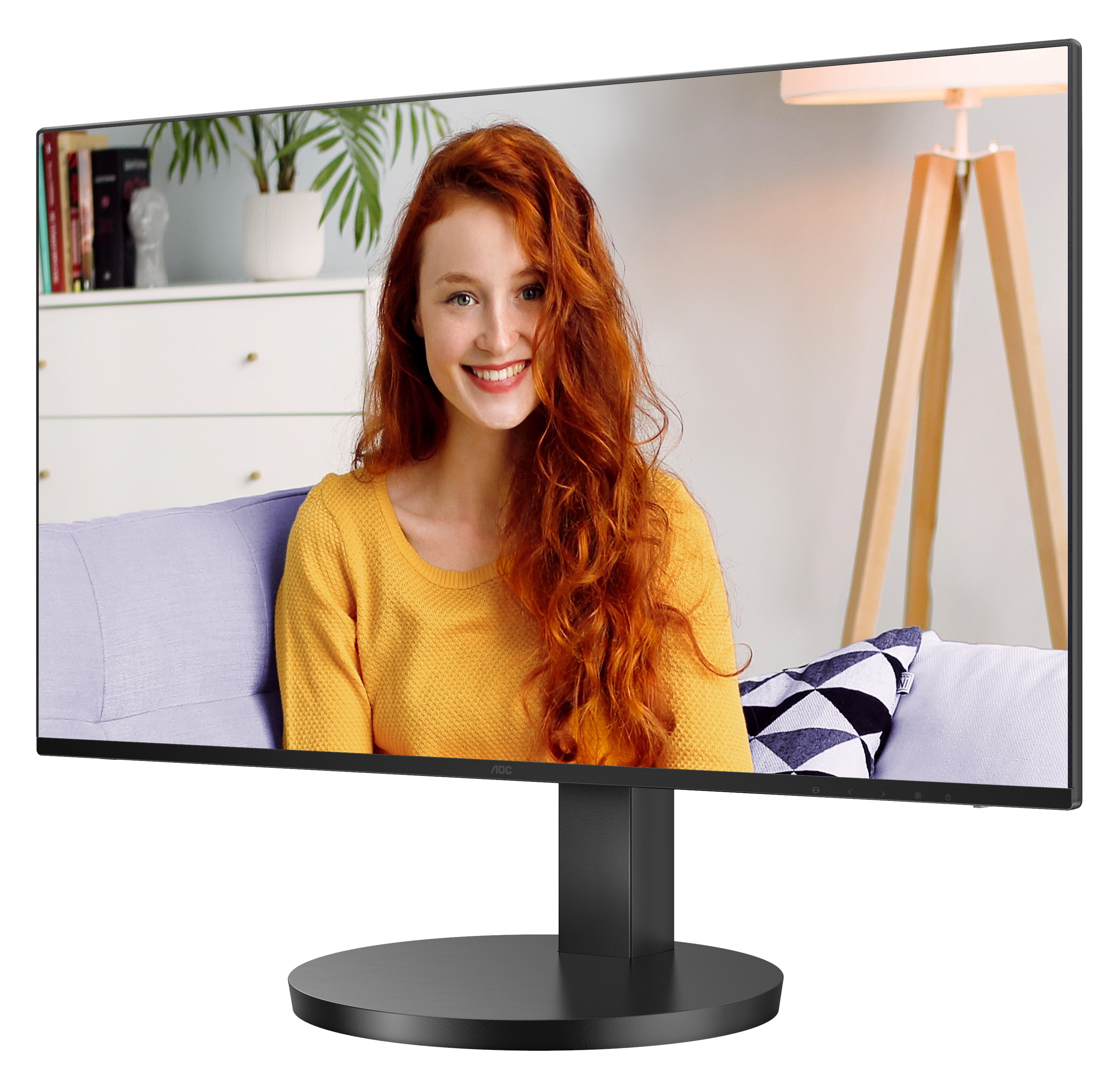 Монитор 23.8" AOC 24B3CF2 IPS 1920x1080, 100 Гц, 4 мс, 16:9, 250 кд/м2, 1xHDMI, USB-C, 1x3.5 мм, чер