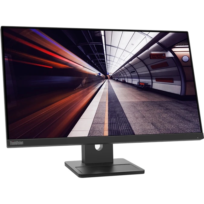 Монитор Lenovo 23.8" ThinkVision E24-30 черный IPS LED 4ms 16:9 HDMI M/M матовая HAS Piv 1300:1 250c