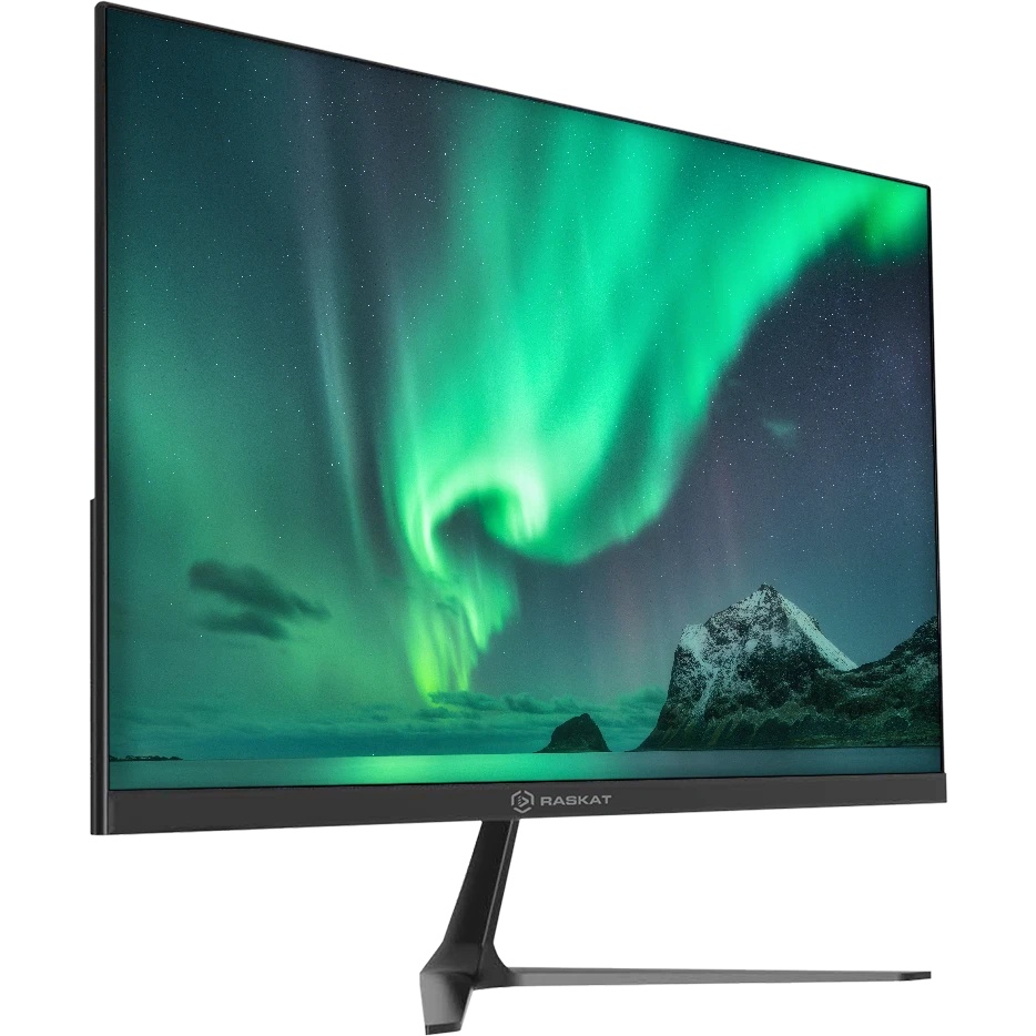 Монитор 23.8" Raskat I24F10DA IPS 1920x1080, 100 Гц, 5 мс, 16:9, 250 кд/м², 1xHDMI, 1xVGA, 2x3 Вт, ч