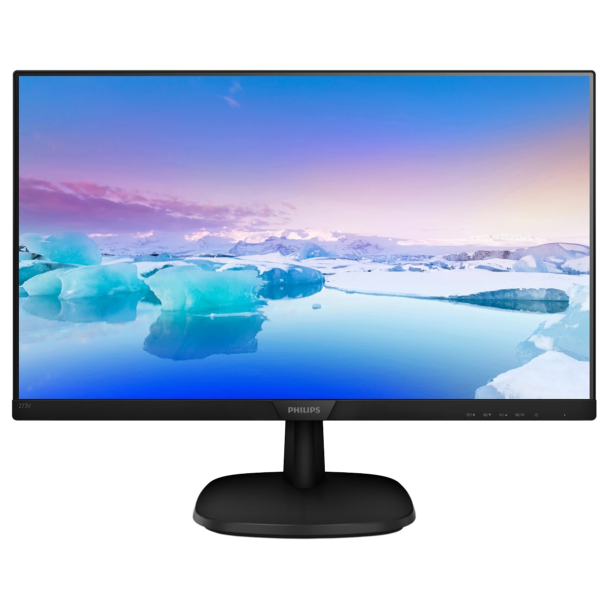 Монитор 27" Philips 273V7QJAB IPS 1920x1080, 75 Гц, 4 мс, 250 кд/м2, 16:9, 1xHDMI, 1xDP, 1x3.5 мм, ч