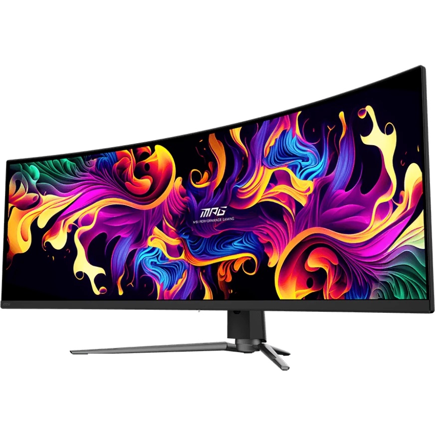 Монитор 49" MSI MPG 491CQP QD OLED 5120x1440, 144 Гц, 0.03 мс, 32:9, 250 кд/м², 2xHDMI, 1хDP, 1хUSB-