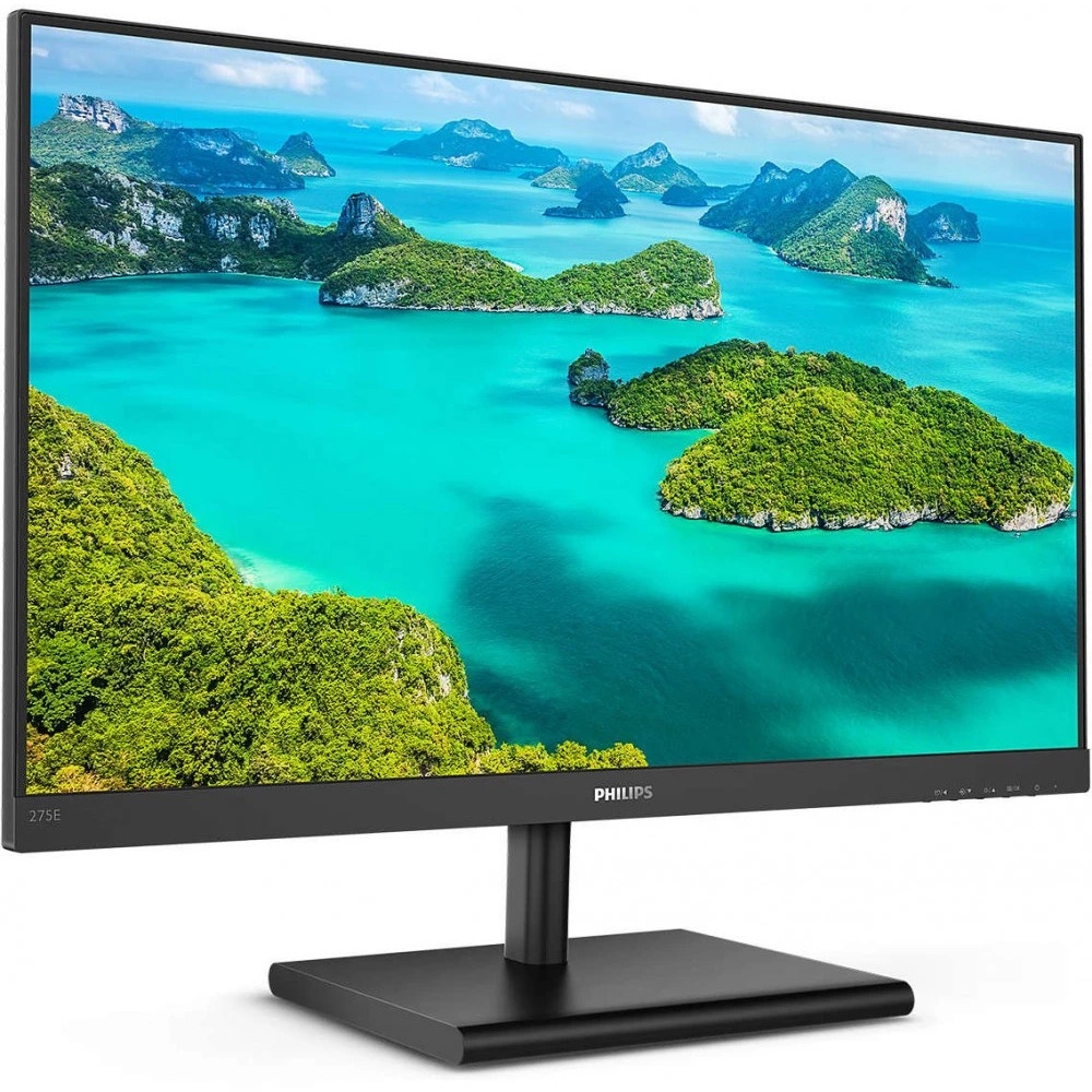 Монитор 27" Philips 275E1S IPS 2560x1440, 75 Гц, 4 мс, 250 кд/м2, 16:9, 1xHDMI, 1xDP, выход на наушн