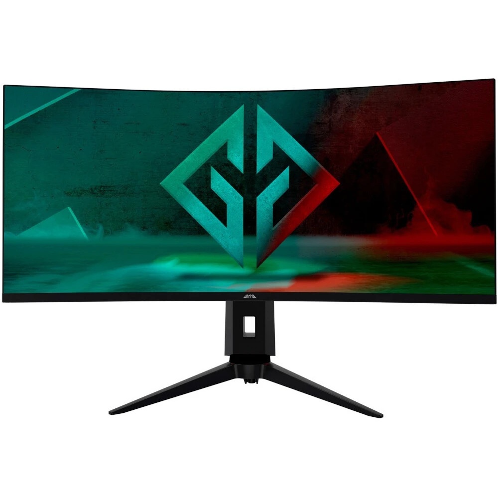 Монитор 34" GMNG Gaming GM-34C11W VA 3440x1440, 165 Гц, 2 мс, 21:9, 300 кд/м2, 2xHDMI, 2xDP, изогнут