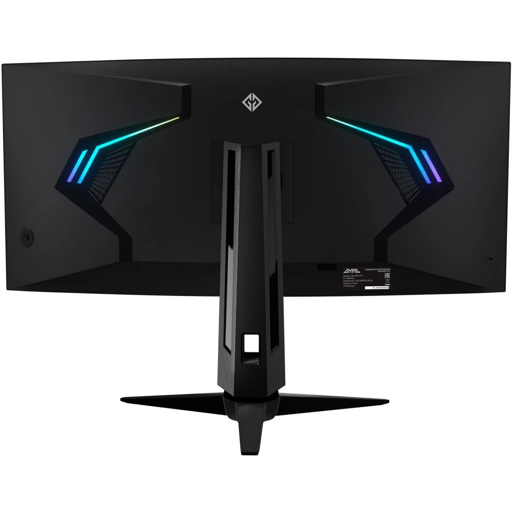 Монитор 34" GMNG Gaming GM-34C11W VA 3440x1440, 165 Гц, 2 мс, 21:9, 300 кд/м2, 2xHDMI, 2xDP, изогнут