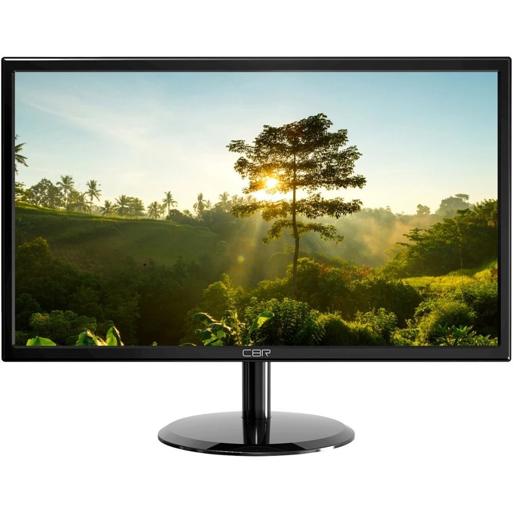 Монитор 23.8" CBR MF-2401 VA 1920x1080, 75 Гц, 5 мс, 16:9, 230 кд/м², 1xHDMI, 1xVGA, чёрный