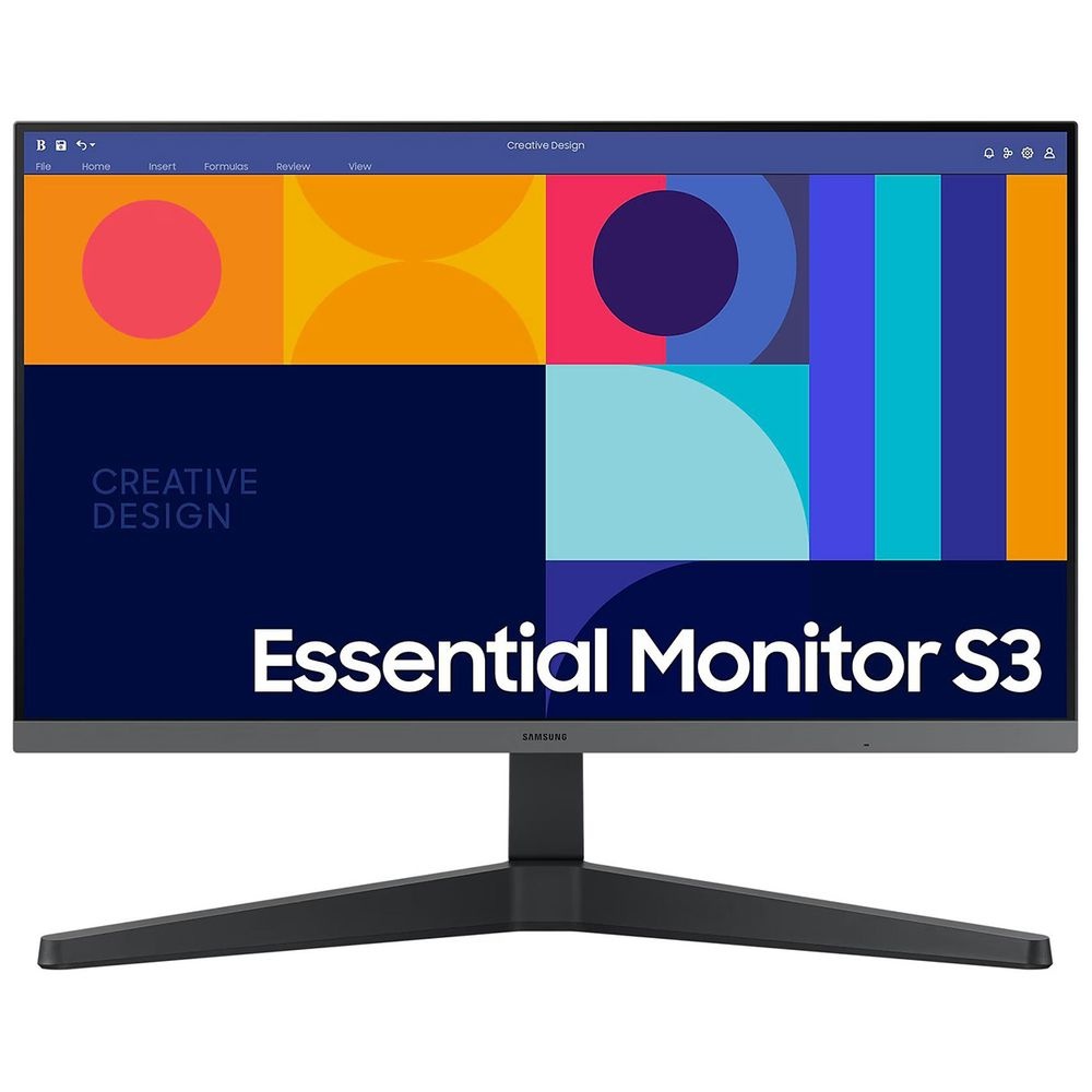 Монитор 24" Samsung Essential S3 LS24C330GAIXCI IPS 1920x1080, 100 Гц, 4 мс, 16:9, 250 кд/м2, 1xHDMI