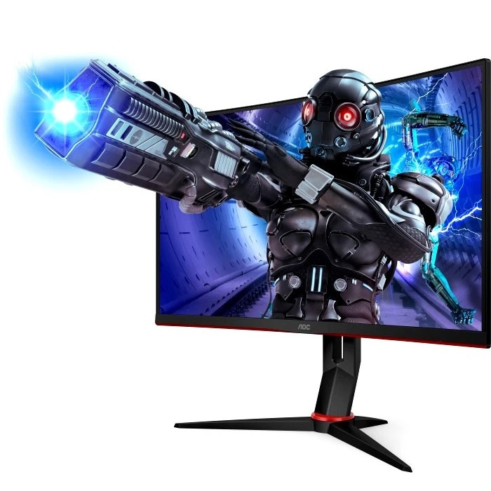 Монитор 31.5" AOC C32G2ZE/BK VA 1920x1080, 240 Гц, 4 мс, 16:9, 300 кд/м2, 2xHDMI, 1xDP, изогнутый, ч