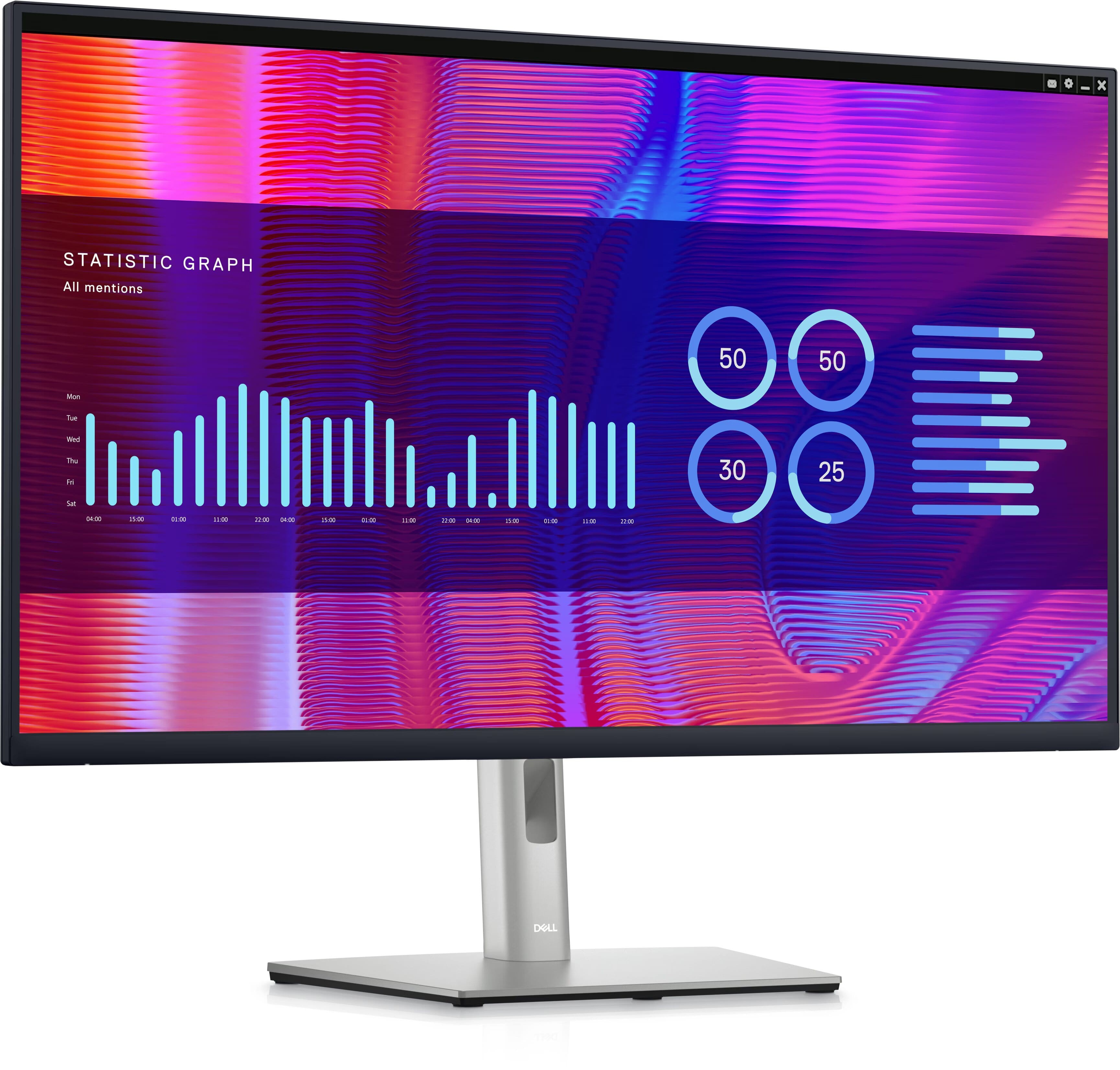 Монитор Dell 31.5" P3223DE CD S/BK (VA; 16:9; 350 cd/m2; 1000:1; 2560x1440; 5ms; 178/178; 2xDP; HDMI