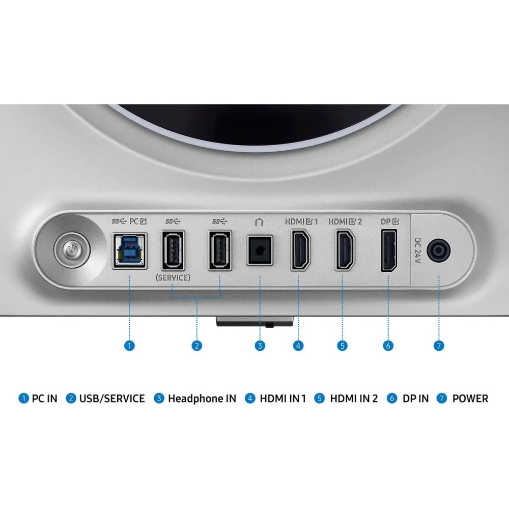 Монитор Samsung 27" Odyssey G6 S27DG600SIXCI черный OLED LED 1ms 16:9 HDMI матовая HAS Piv 250cd 178